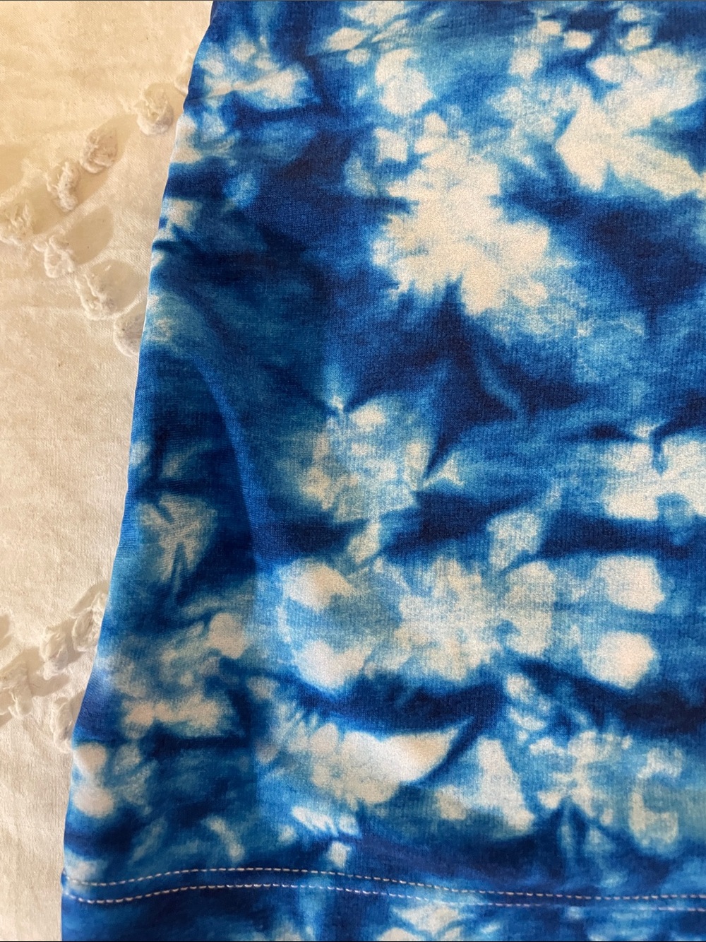 Modli Tie-Dye Blue Racerback Tankini Top - Women nwt - Picture 6 of 11